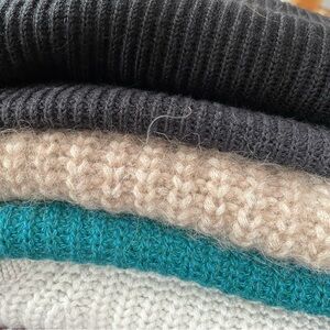 📣 🧶 Wool Cotton Knits 🧶 sweaters vests dresses - lotsa sizes!!
